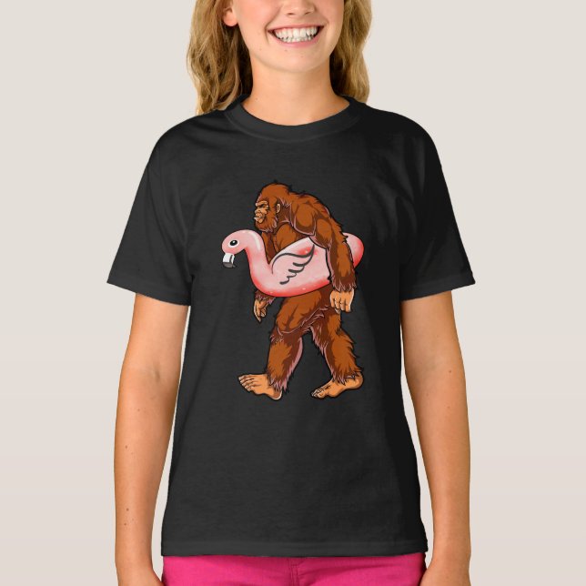 Camiseta Flamingo Pé Grande (Frente)