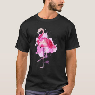 Camiseta Flamingo Pink Feather Animal Flamingo