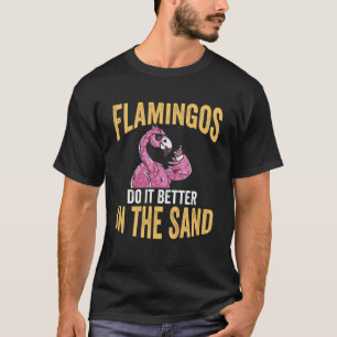Camiseta Flamingo Pink Flamingos fazem melhor no S