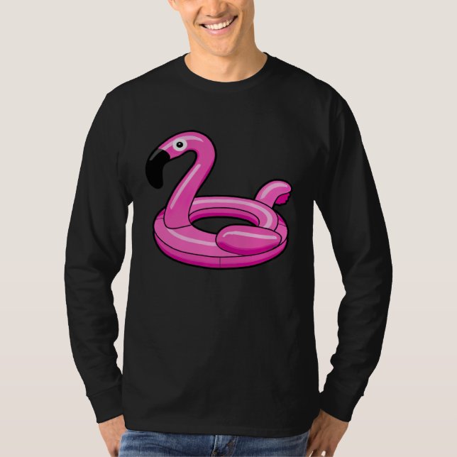 Camiseta Flamingo Pool Floaty (Frente)