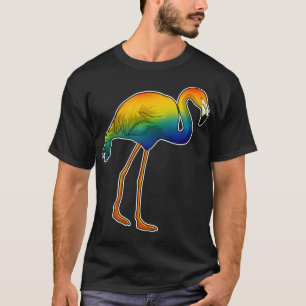 Camiseta Flamingo Rainbow