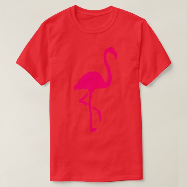 Camiseta flamingo rosa (Frente do Design)