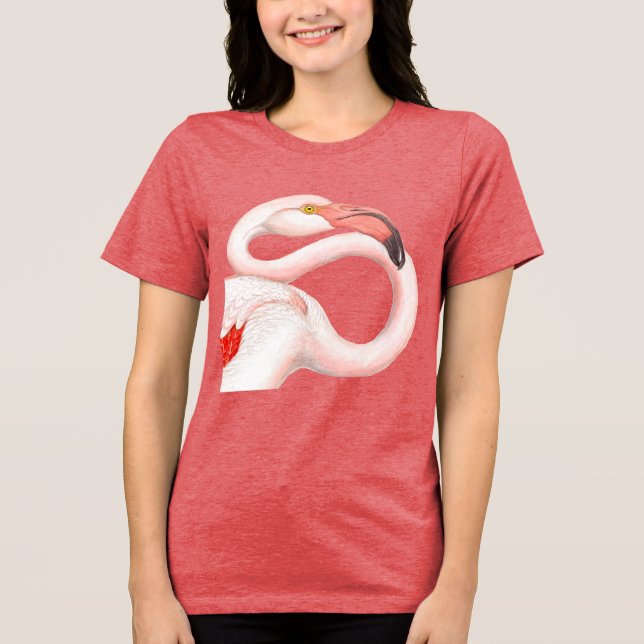 Camiseta Flamingo Rosa (Frente)