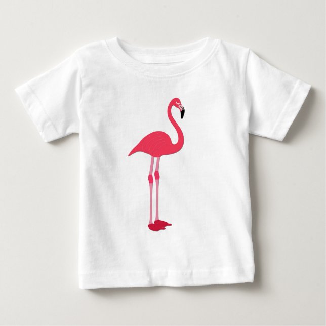 Camiseta Flamingo Rosa (Frente)