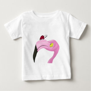 Camiseta Flamingo Rosa bonito