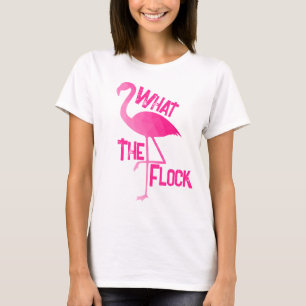 Camiseta Flamingo, rosa-quente, geométrico