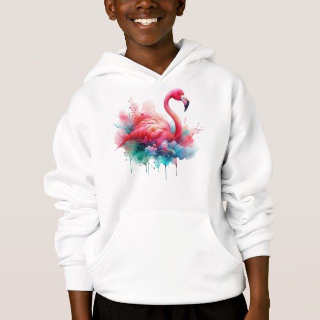 Camiseta Flamingo Rosa Sublimação (Frente)