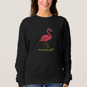 Camiseta Flamingo Skate Hobby Skater Aves Exóticas