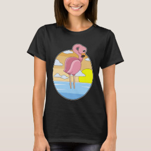 Camiseta Flamingo Sunset