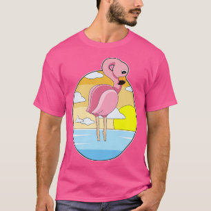 Camiseta Flamingo Sunset