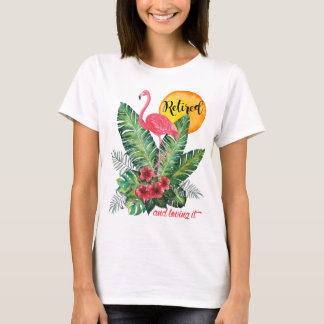 Camiseta Flamingo Watercolor Apositado