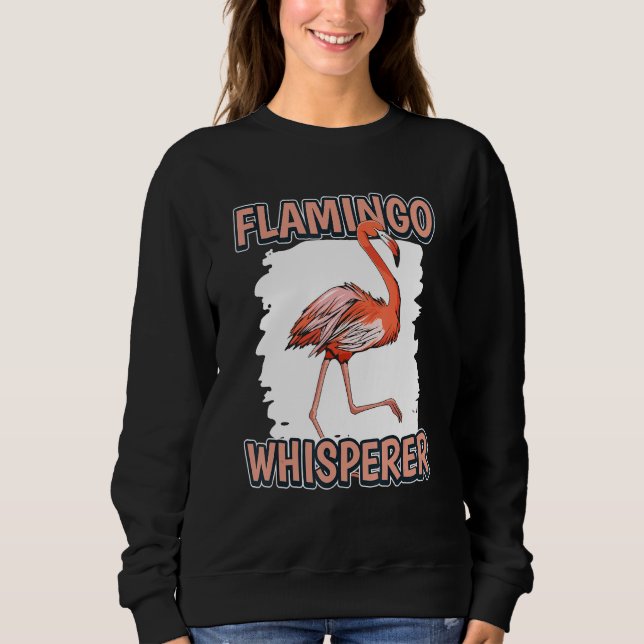 Camiseta Flamingo Whisperer Bird Quote Flamingos (Frente)