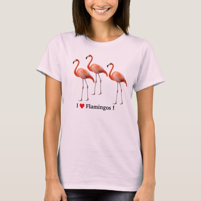 Camiseta flamingos (Frente)