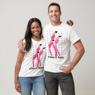 Camiseta Flamingos Classe e Sassy