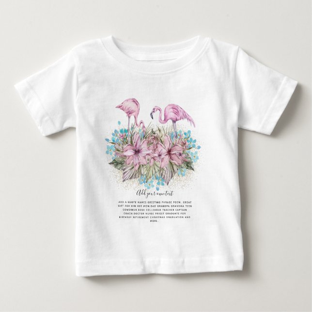 Camiseta FLAMINGOS Personalizados (Frente)