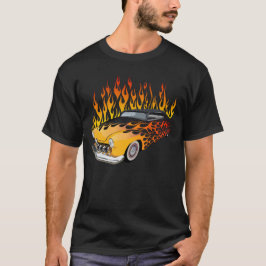 Camiseta flamme hot rod voiture vintage muscle ancienne ame