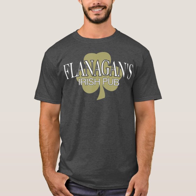Camiseta Flanagans Irish Pub Vintage Irish (Frente)