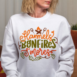 CAMISETA FLANNELS BONFIRES DO TEMPO OUTONO
