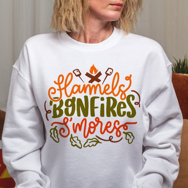 CAMISETA FLANNELS BONFIRES DO TEMPO OUTONO (Criador carregado)