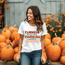Flannels Hayrides Pumpkins Sweater Bonfire Fall