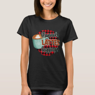 Camiseta Flanners de Natal com Café e Cacau Quente Laterais