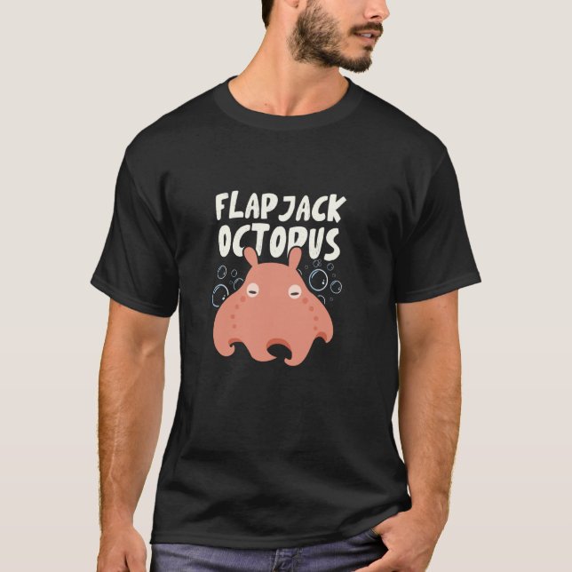 Camiseta Flapjack Octopus flapjack devagar animal do mar co (Frente)