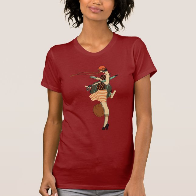Camiseta flapper (Frente)