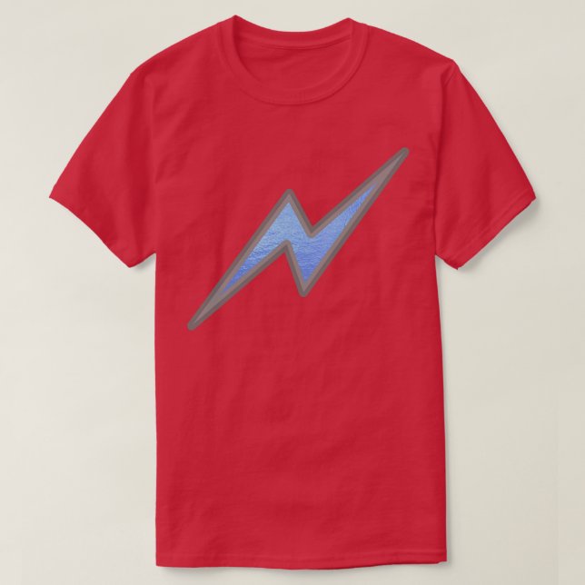 Camiseta Flash azul (Frente do Design)