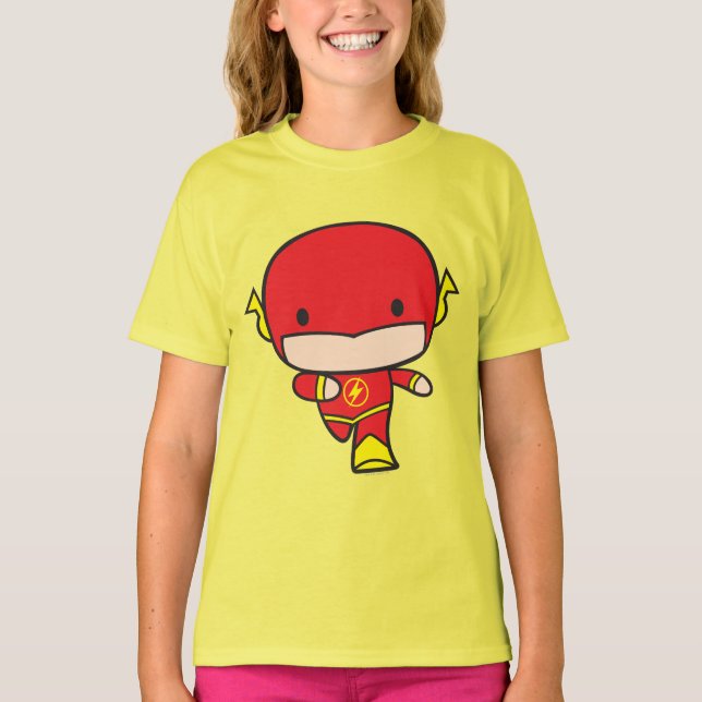 Camiseta Flash Chibi de Dois Lados (Frente)