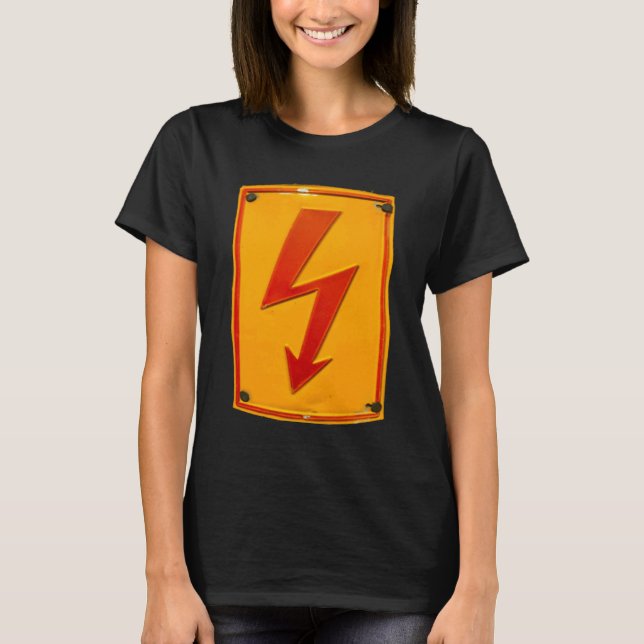 Camiseta Flash de ação elétrica de alta tensão (Frente)