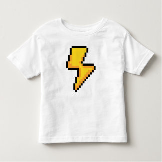 Camiseta Flash! Estilo de pixel do relâmpago Estilo Novelty