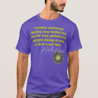 Camiseta Flash Gordon Ming, a citação sem mérito