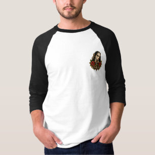 Camiseta Flash Ink Co - Freira e Âncora Long Tee