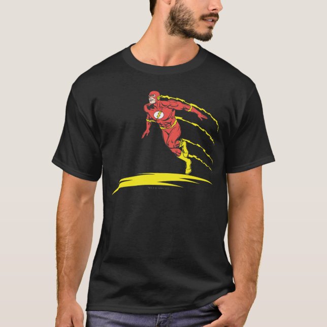 Camiseta Flash Leaps à Esquerda (Frente)