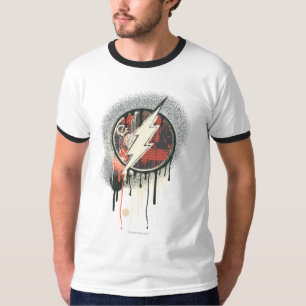 Camiseta Flash - Símbolo de innocência distorcido