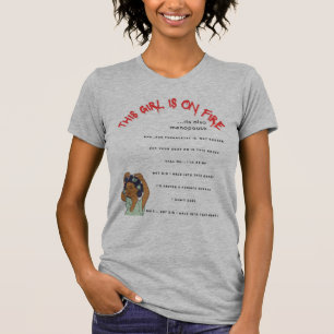 Camiseta Flashes e Sass Quentes: O Teto Da Menopausa Que O 