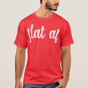 Camiseta Flat Af Cancer Sensibilização Mês Sobrevivente Fem