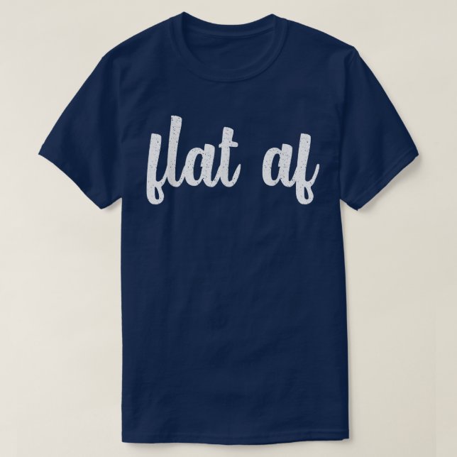 Camiseta Flat Af Cancer Sensibilização Mês Sobrevivente Fem (Frente do Design)