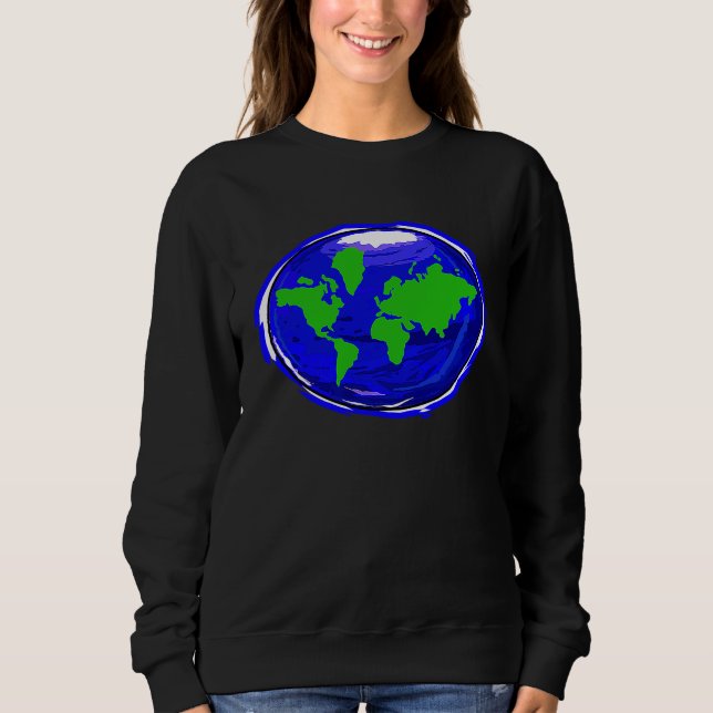Camiseta Flat Earth (Frente)