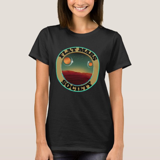 Camiseta Flat Mars Society (Frente)