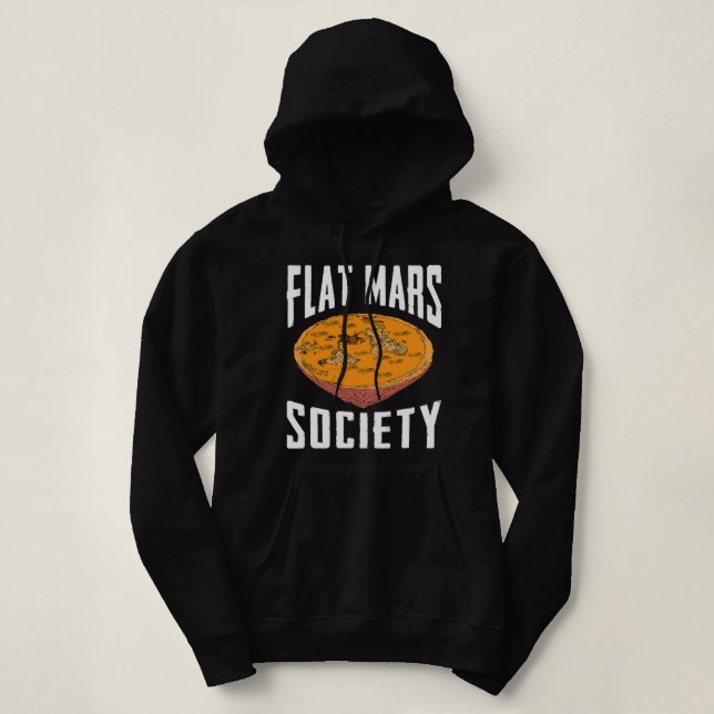Camiseta Flat Mars Society Funny Science Meme Gift (Frente do Design)