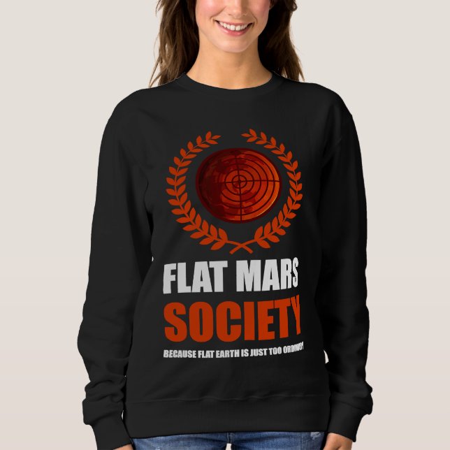 Camiseta Flat Mars Society Theory (Frente)