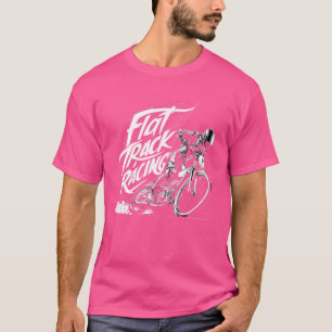 Camiseta Flat Track Motorcycle Racing American Flag Speedwa