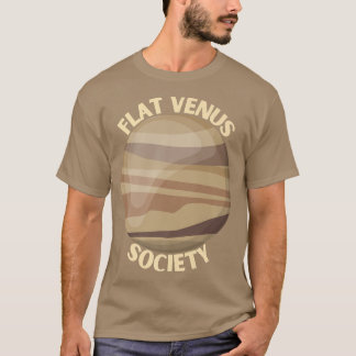 Camiseta Flat Venus Society Venus Space Eploration Gift