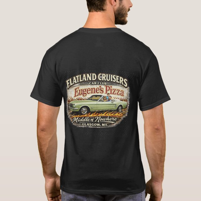Camiseta Flatland Cruisers Car Club/Eugene's  (Verso)