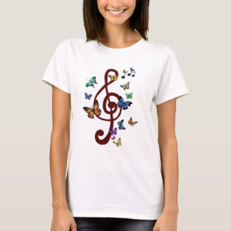 Camiseta Flatternder Notenschlüssel