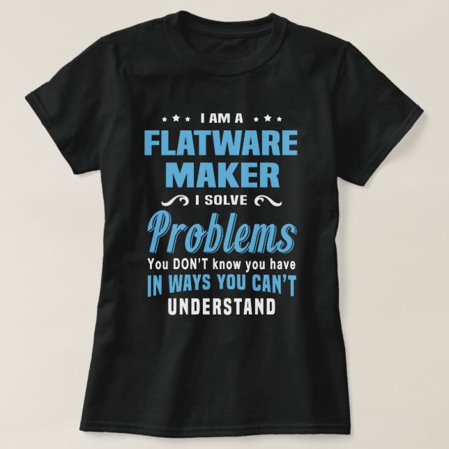Camiseta Flatware Maker (Frente do Design)