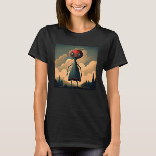 Camiseta Flatwoods Monster Braxie 1952 Creepy Alienígena Cr