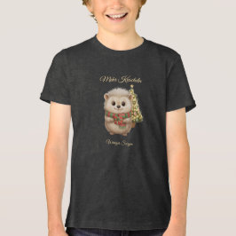 Camiseta Flauschiger Niko Igel Weihnachten Design