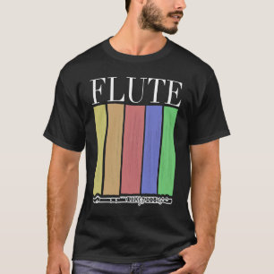 Camiseta FLAUTA ARCO-ÍRIS INSTRUMENTO MUSICAL Color Beat Mu
